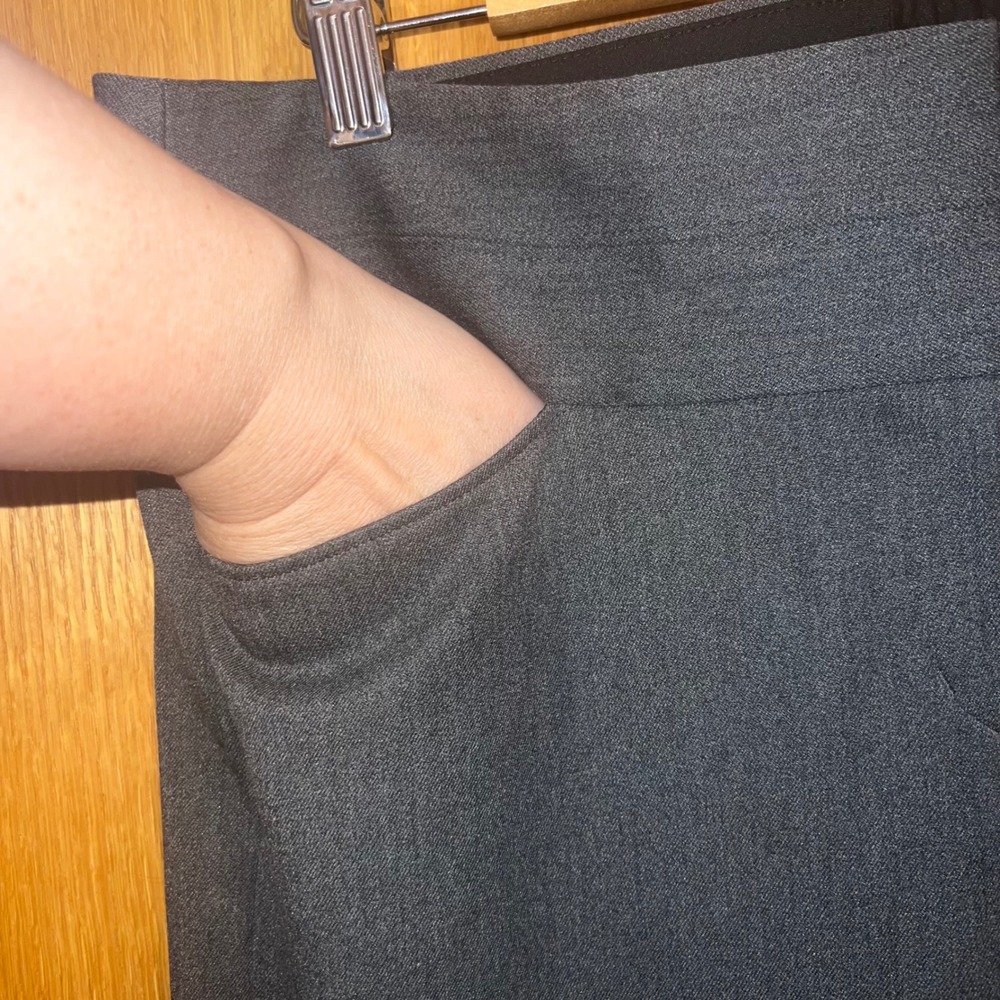 Express Dress Pants Women 6R Gray Bootcut Business‎ Casual Office Trousers NWT - Picture 3 of 11